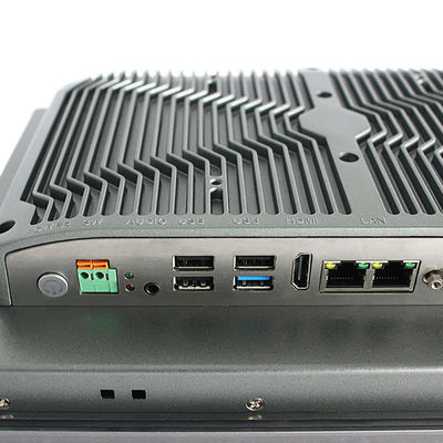 Intel 8o Gen Industrial Touch Screen Pc, computador médico Fanless de Windows I3