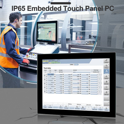 IP65 RJ45 TPM2.0 encaixou montagem da parede do Gen I5-8365U do PC do painel de toque a 8a