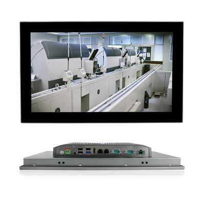 PC industrial largo do painel de toque do ângulo 4G WiFi Bluetooth monitor áspero do tela táctil de 17,3 polegadas