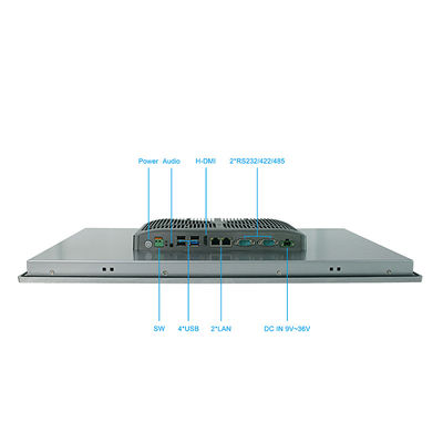 Automatização Mini Pc áspero de HMI, computador encaixado industrial de 21.5in