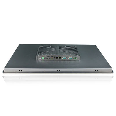 PC encaixado Fanless 24&quot; do toque de IOT I3 8145U Windows 10 RS232 VGA PCAP