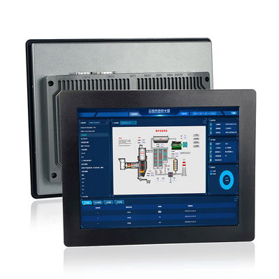 Computador pessoal industrial de RS232 RS485, 12&quot; PC pequeno Fanless do toque Resistive