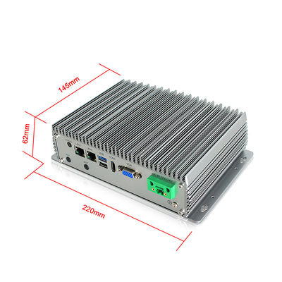 PC Fanless industrial da entrada da borda mini