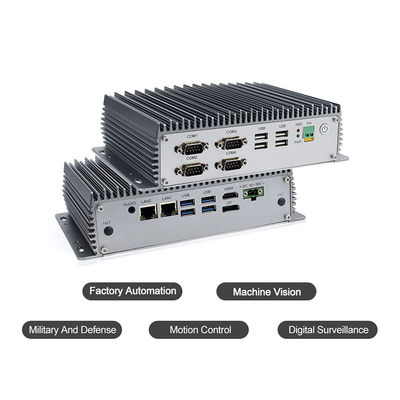 Computador encaixado Fanless Mini Box Pc Windows 10 de Dual Core 2.1GHz