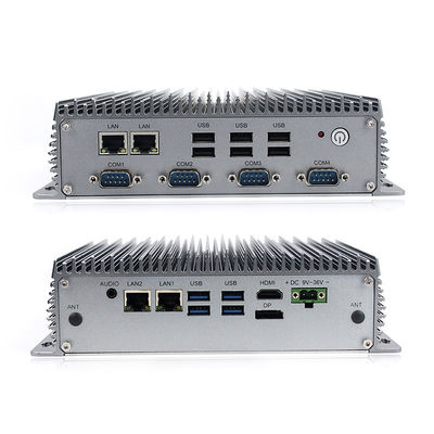 Mini núcleo Fanless industrial encaixado I5/I7 Windows11 do PC pro com LAN 4