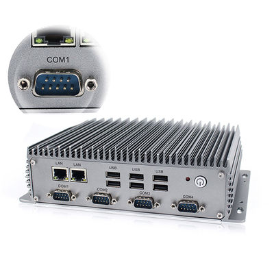 O núcleo Fanless industrial áspero I3 Windows10 dos PCes da caixa encaixou computadores industriais