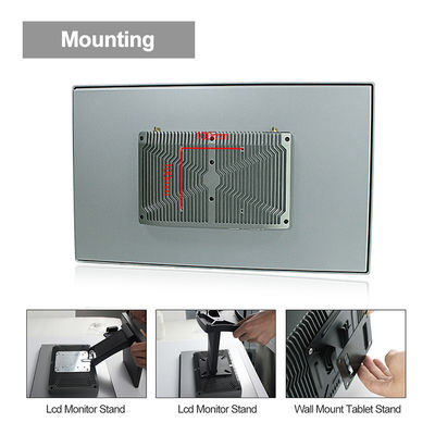 21,5 do PC Desktop Fanless do painel IP67 da polegada toque PCAP VESA do Gen I3 I5 I7 8o multi