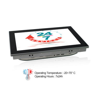 PC industrial Dustproof impermeável do toque da montagem IP65 HMI do painel para o armário de controle