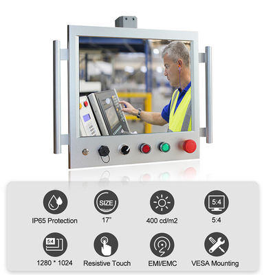 Do PC industrial Fanless do painel do OEM modilhão de aço inoxidável HMI