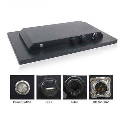 24&quot; PC impermeável VGA Fanless do tela táctil de IP69K Pcap com LAN de GbE