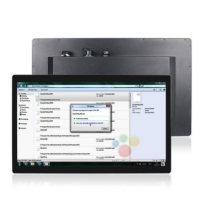 24&quot; PC impermeável VGA Fanless do tela táctil de IP69K Pcap com LAN de GbE