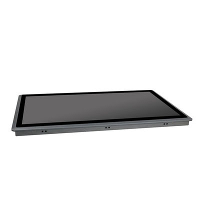 O PC 24&quot; do painel de toque de VEAS Android EMMC 8G 20W 250cd/M2 HDMI VGA DVI entrou