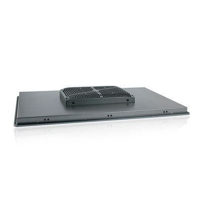 Núcleo capacitivo impermeável VESA do quadrilátero da polegada J1900 do PC 24 do toque de IP65 AiO