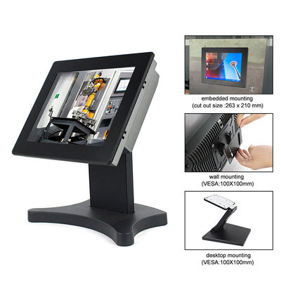 PC Fanless industrial 35W do FCC 10in o mini encaixou o PC I3-8145U do painel de toque