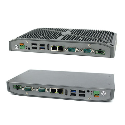 Mini Industrial Computers I3 I5 I7 Windows 11 Fanless de alumínio de Linux 25w