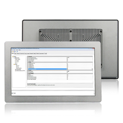 Polegada encaixada Fanless 1500nits do PC TPM2.0 15,6 do painel de HMI para o sistema de controlo