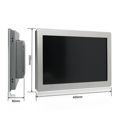 Polegada encaixada Fanless 1500nits do PC TPM2.0 15,6 do painel de HMI para o sistema de controlo