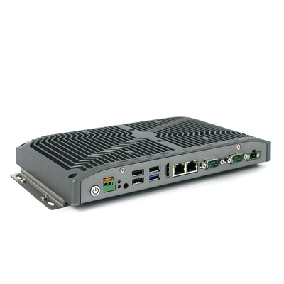 TPM2.0 mini liga Fanless industrial Shell With Dual Lan do PC 15W