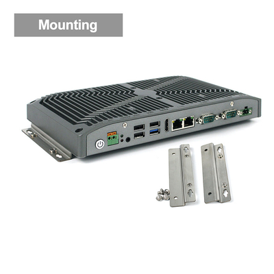 Processador central encaixado áspero Fanless I5-8265U 25W do computador DC9V de HDMI