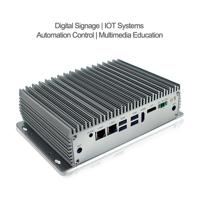 O PC encaixado industrial Fanless da caixa personalizou o núcleo do quadrilátero J1900