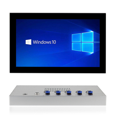 Polegadas Fanless impermeável industrial do PC IP66 IP69k do painel de toque do núcleo I3 I5 do estremecimento 15,6