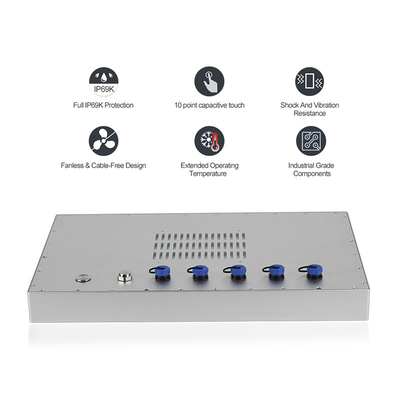 Vitória industrial áspera impermeável 10 do PC do painel de IP69K 15,6 polegadas toda no PC do painel do One Touch