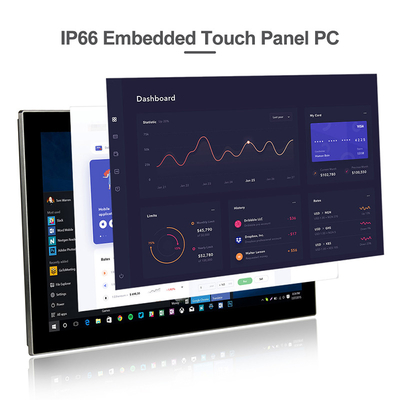 A parte dianteira IP65 encaixou o PC Windows 8o Gen Core I5/I7 do painel de toque para soluções de HMI