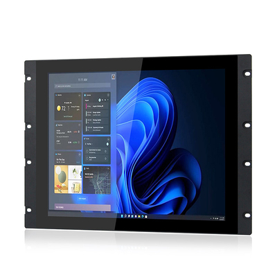 Parte dianteira IP65 19&quot; do PC do painel da montagem em rack do toque de PCAP C.C. do diodo emissor de luz em 9V - 36V