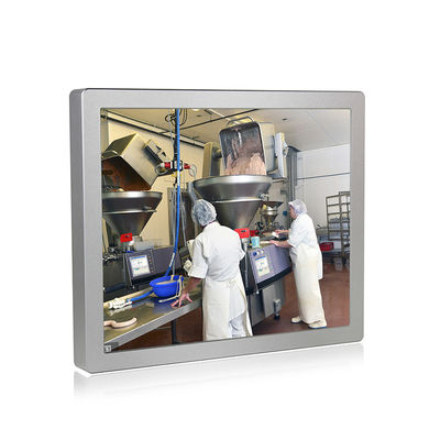 Qualidade Luz solar 1000nits impermeável do PC de VESA Mounting Resistive Touchscreen Industrial legível fábrica