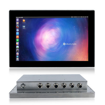 Qualidade Computador de secretária fixado na parede do écran sensível, PC impermeável do tela táctil de Linux RJ45 fábrica