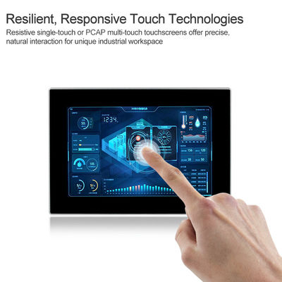 Qualidade Hdmi Ip66 10" categoria industrial montada do monitor do toque painel capacitivo fábrica