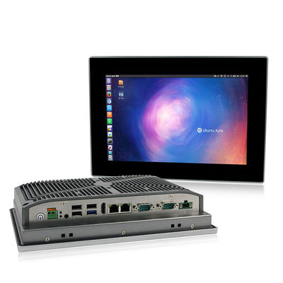 Qualidade PC encaixado industrial Fanless J1900 RS232 RS422 RS485 do painel de toque de 10 polegadas fábrica