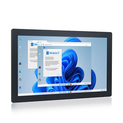 Qualidade Tela táctil Resistive impermeável duplo 24V 21,5" industrial do Lan 1000nits PC exterior do painel fábrica
